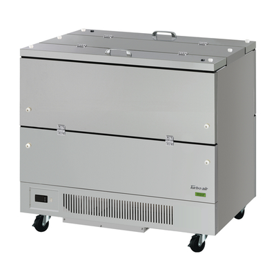 Turbo Air TMKC-49-2-SS-N6 18.3 Cu. Ft. Stainless Steel Cold Wall Super Deluxe Series Milk Cooler - 115 Volts