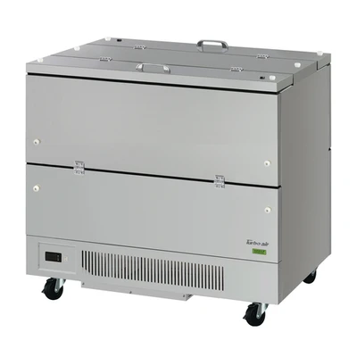 Turbo Air TMKC-49-2-SS-N6 18.3 Cu. Ft. Stainless Steel Cold Wall Super Deluxe Series Milk Cooler - 115 Volts