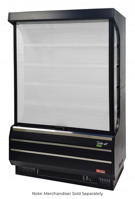 Turbo Air SC-50MB 48" W x 1.75" D x 30.5" H Security Cover with Black Trim Fabric