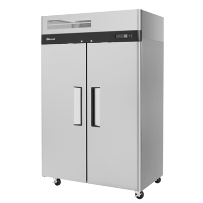 Turbo Air M3R47-2-N 42.3 Cu. Ft. Stainless Steel Reach-In Two-Section M3 Refrigerator - 115 Volts