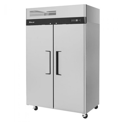Turbo Air M3R47-2-N 42.3 Cu. Ft. Stainless Steel Reach-In Two-Section M3 Refrigerator - 115 Volts