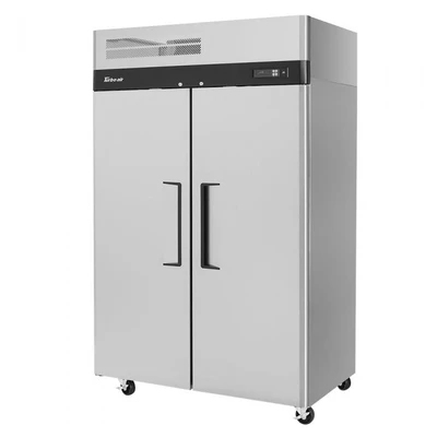 Turbo Air M3R47-2-N 42.3 Cu. Ft. Stainless Steel Reach-In Two-Section M3 Refrigerator - 115 Volts