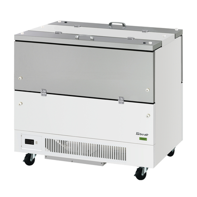 Turbo Air TMKC-58-2-SS-N6 21.98 Cu. Ft. Stainless Steel Cold Wall Super Deluxe Series Milk Cooler - 115 Volts
