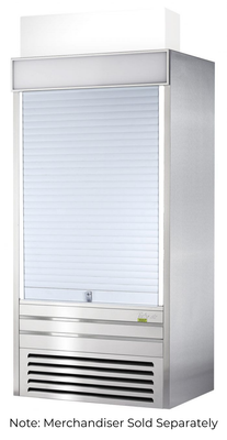 Turbo Air SCM-48-E 44.88&quot; W x 11.25&quot; D x 64.25&quot; H White Hard Plastic Security Cover