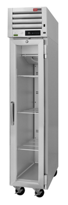 Turbo Air PRO-12R-G-N(-L) 9.47 Cu. Ft. Stainless Steel Reach-In One-Section PRO Series Refrigerator - 115 Volts