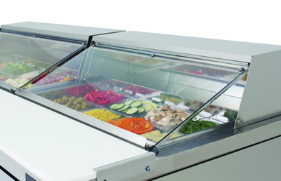 Turbo Air PCL-72L 36.12" W Clear Left Lid for PST-72-N