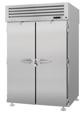 Turbo Air PRO-50R-N-CRT 47.73 Cu. Ft. Stainless Steel Reach-In Two-Section PRO Series Refrigerator for Correctional Facility - 115 Volts
