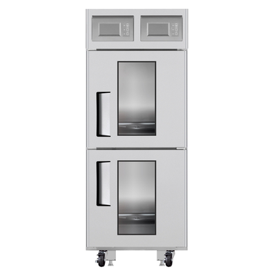 Turbo Air TDC-30D-2R 31.5" W Stainless Steel Two-Section Radiance Dough Conditioner - 115 Volts