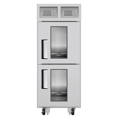 Turbo Air TDC-30D-2R 31.5" W Stainless Steel Two-Section Radiance Dough Conditioner - 115 Volts