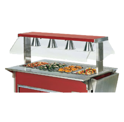 Vollrath 98600 Access Non-Adjustable Buffet Breath Guard Modified Corner Station
