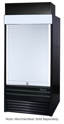 Turbo Air SCM-36-EB 32.88" W x 11.25" D x 64.25" H Black Hard Plastic Security Cover