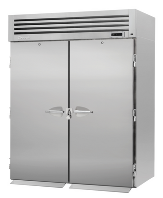Turbo Air PRO-50R-RI-N-CRT 81.87 Cu. Ft. Stainless Steel Reach-In Two-Section PRO Series Roll-In Refrigerator for Correctional Facility - 115 Volts