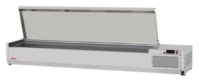 Turbo Air CTST-1800-13-N 70.88&quot; L Stainless Steel E-Line Countertop Salad Table - 115 Volts