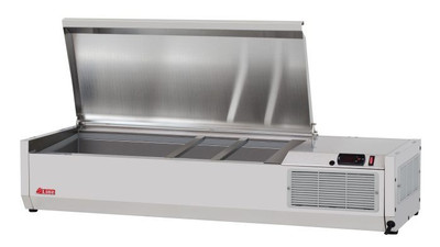Turbo Air CTST-1200-13-N 47.25" L Stainless Steel E-Line Countertop Salad Table - 115 Volts