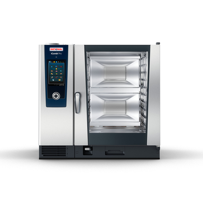 RATIONAL ICP 10-FULL NG 208/240 1PH AD-QS 42.25&quot; W Natural Gas Countertop iCombi Pro 10-Full Size Combi Oven - 208/240 Volts