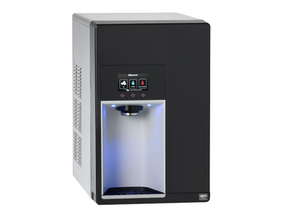 Follett LLC 15CI112A-IW-CL-ST-00 Champion 15 Series Air-Cooled Countertop 100 Lbs. Chewblet Ice Maker and Water Dispenser with 15 Lb. Bin and Filter- 115 Volts