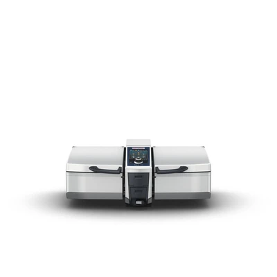 Rational iVario Pro 2-S 13 Gal. Electric Pressure Tilt Skillet with 2 Pans - 440/480 Volts, 3 Phase