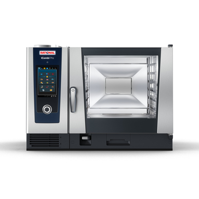 RATIONAL ICP 6-FULL NG 208/240V 1 PH (LM100CG)-QS 42.25&quot; W Natural Gas Countertop iCombi Pro 6-Full Size Combi Oven - 208/240 Volts