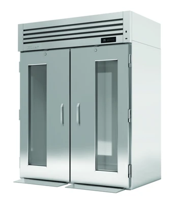 Turbo Air PRO-50R-G-RI-N 82.01 Cu. Ft. Stainless Steel Glass Roll-In PRO Series Refrigerator - 115 Volts