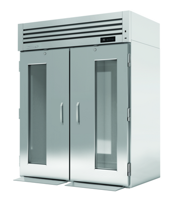 Turbo Air PRO-50R-G-RI-N 82.01 Cu. Ft. Stainless Steel Glass Roll-In PRO Series Refrigerator - 115 Volts