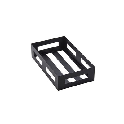 American Metalcraft BTH1 9.25" L Black Stainless Steel Crate