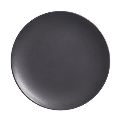 American Metalcraft MCP9BK 9" L Matte Black Round Melamine Coupe Plate