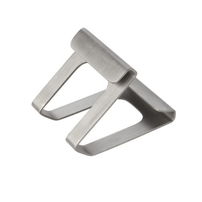 American Metalcraft LHS3 0.88&quot; Silver Stainless Steel Lid Holder