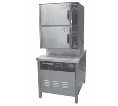 Groen HY-10SG-24 24.13 Stainless Steel Liquid Propane HyPlus Pressureless Steamer - 200,000 BTU