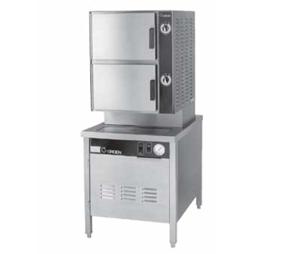 Groen HY-10SE-24 24.13" W Stainless Steel Electric HyPlus Pressureless Steamer - 208 Volts