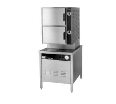 Groen HY-6SE-24 24.13" W Stainless Steel Electric HyPlus Pressureless Steamer - 208 Volts
