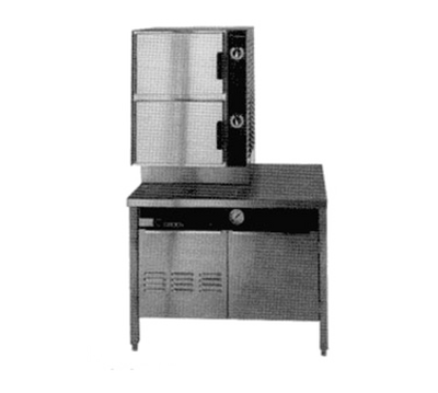 Groen HY-6SG-36 36.13" W Stainless Steel Natural Gas HyPlus Pressureless Steamer - 200,000 BTU