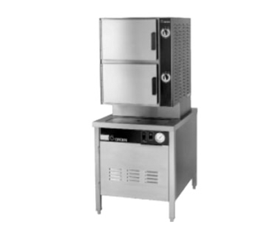 Groen HY-6SG-24 24.13" W Stainless Steel Natural Gas HyPlus Pressureless Steamer - 200,000 BTU