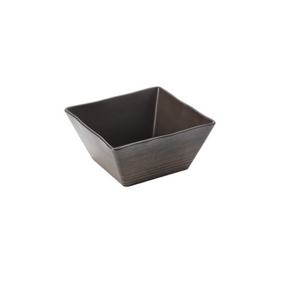 American Metalcraft WMSQ73 58 Oz. Walnut Square Melamine Bowl