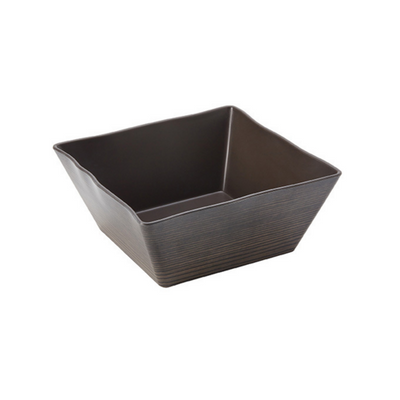 American Metalcraft WMSQ94 125 Oz. Walnut Square Melamine Bowl