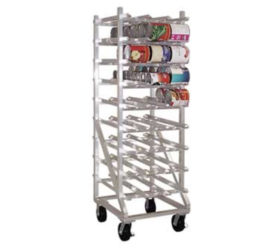 New Age 1251CK 76.5"H Mobile Can Storage Rack for (352) #2-1/2 Cans or (484) #303 Cans