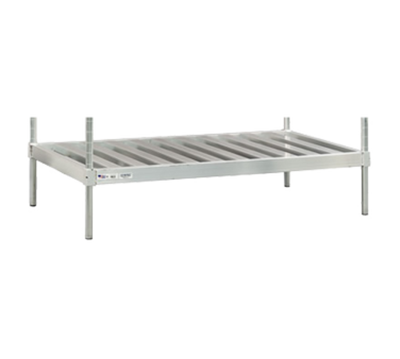 New Age 51022 72" W x 34" D Aluminum Keg Shelf