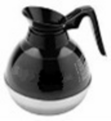 Bloomfield REG8896BL24 Black Handle Plastic and Stainless Steel Unbreakable Regular Decanter