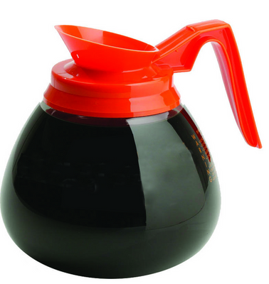 Bloomfield DCF10220O3 Orange Handle Glass Decaf Decanter