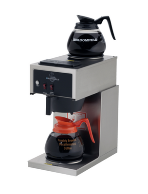 Bloomfield 8543-D2-120C 2 Warmers Single Pour Over Koffee King Fresh Coffee Brewer