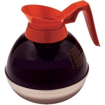 Bloomfield DCF8899O3 Orange Handle Plastic and Stainless Steel Unbreakable Decaf Decanter