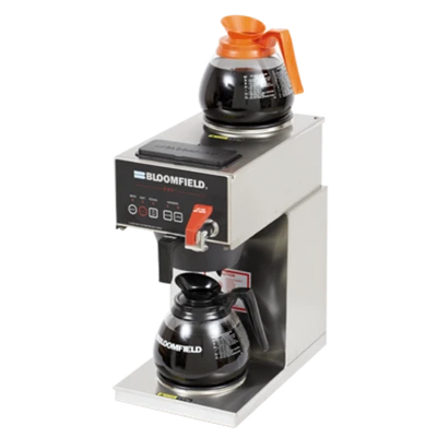 Bloomfield 1040D2F-120V 2 Warmers Single Pour Over Fresh Coffee Brewer - 120 Volts