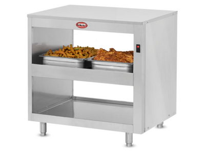 FWE HHS-IR-2-1220-4 29.75" W Stainless Steel Infrared Heated Holding Shelves - 120 Volts