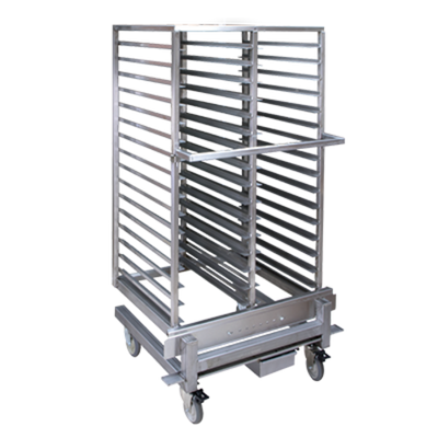 Cres Cor ROR201UA16D 35.63" W Single Stainless Steel Roll-In Rack