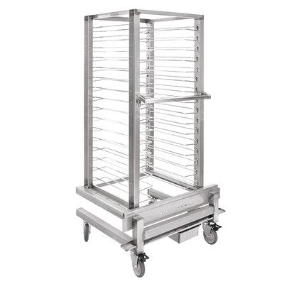 Cres Cor ROR201UA16D 35.63" W Single Stainless Steel Roll-In Rack