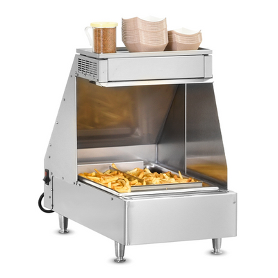 FWE HMC-1220-1-FD 14" W Stainless Steel Countertop Ceramic Dump Station - 120 Volts