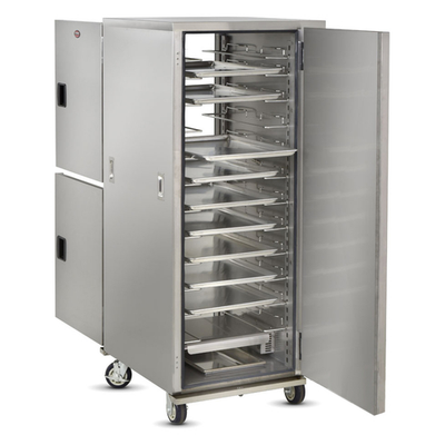 FWE PHU-12P 68.25" H Stainless Steel 1 Section Mobile Proofer or Heated Cabinet - 120 Volts