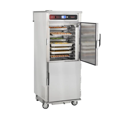 FWE RH-18-MT (18) 18" x 26" Trays Stainless Steel Mobile Double Cavity Retherm and Holding Cabinet - 208 Volts