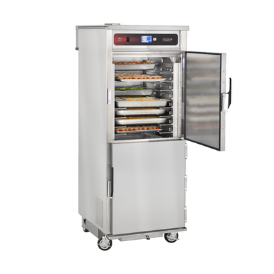 FWE RH-18-MT (18) 18" x 26" Trays Stainless Steel Mobile Double Cavity Retherm and Holding Cabinet - 208 Volts
