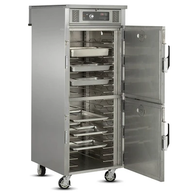 FWE RH-18 (18) 18" x 26" Trays Stainless Steel Electric Mobile Rethermalization and Holding Cabinet - 208 Volts