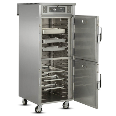FWE RH-18 (18) 18" x 26" Trays Stainless Steel Electric Mobile Rethermalization and Holding Cabinet - 208 Volts